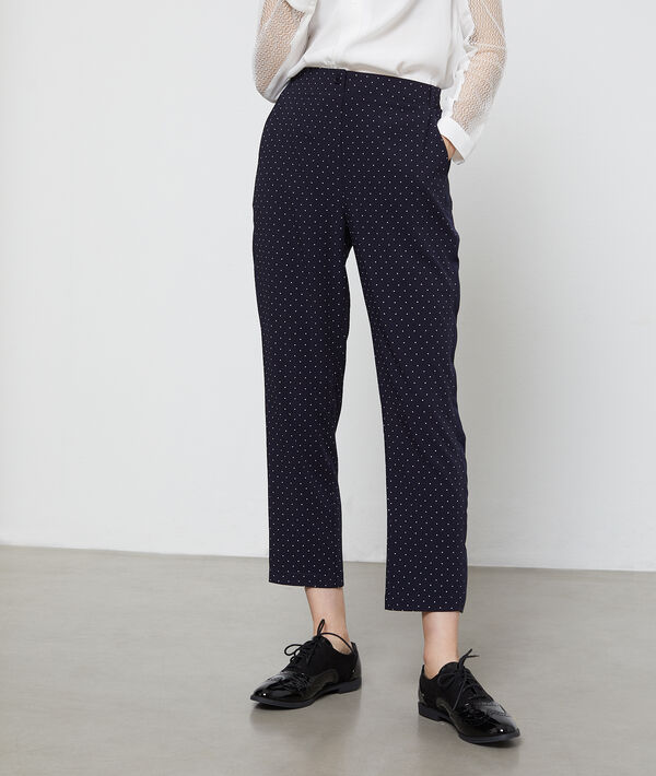 Pantalon cigarette à pois Pantalon cigarette à pois