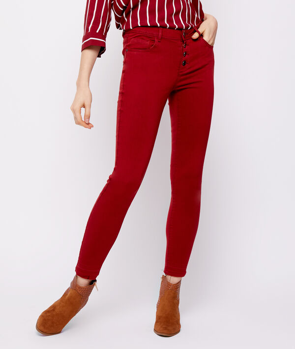 Pantalon slim boutonné Pantalon slim boutonné