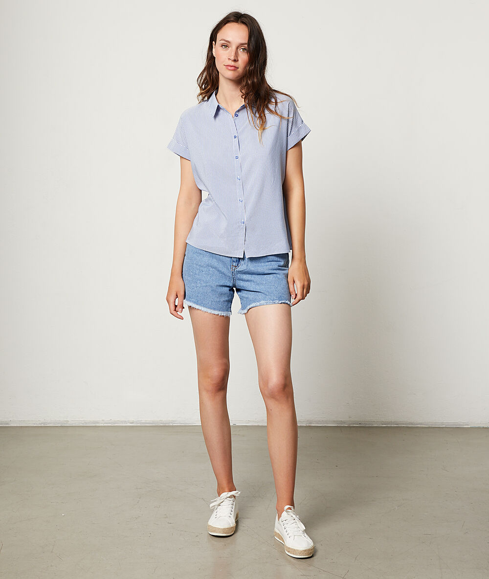 Short en jean stone.