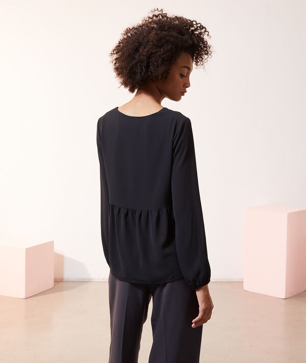 Blouse fluide 2 en 1 - brassière intégrée Blouse fluide 2 en 1 - brassière intégrée