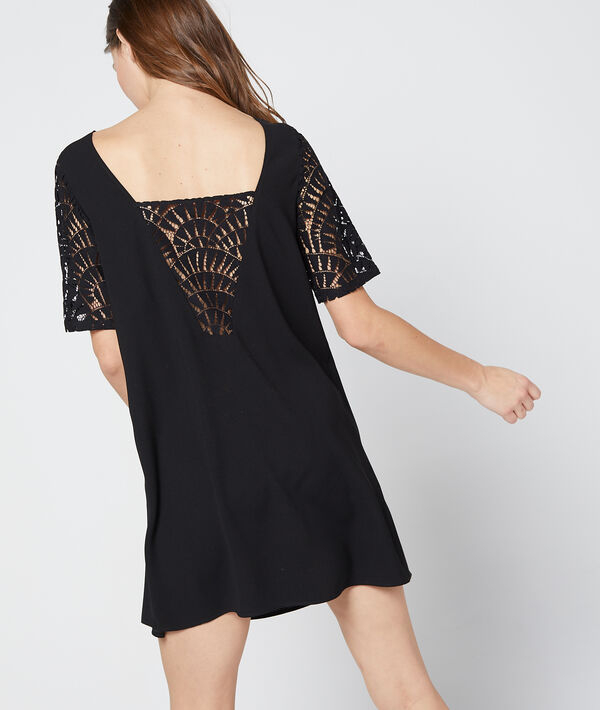Robe dos ouvert à guipure Robe dos ouvert à guipure