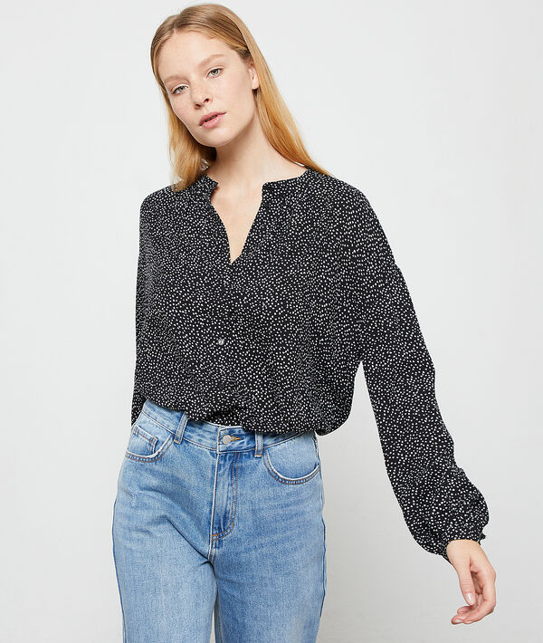 Blouse à motifs coeur Blouse à motifs coeur