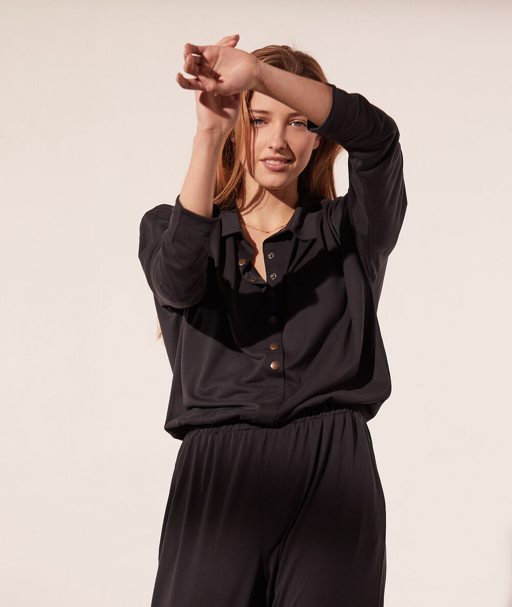 Combinaison jogger noir.