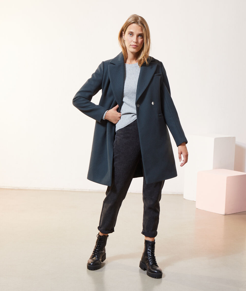Manteau droit sapin.