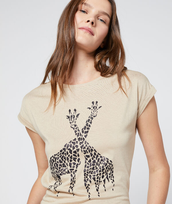 T-shirt sérigraphie girafes T-shirt sérigraphie girafes