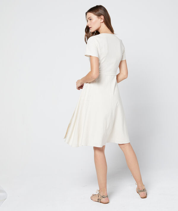 Robe cache cœur évasée Robe cache cœur évasée