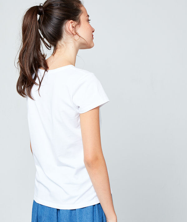 T-shirt "Love on the beach" en coton T-shirt "Love on the beach" en coton