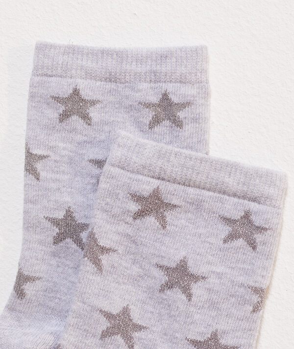 Chaussettes étoiles à fils métallisés Chaussettes étoiles à fils métallisés