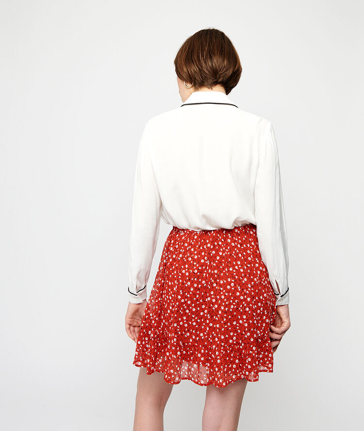 Chemise unie ecru.
