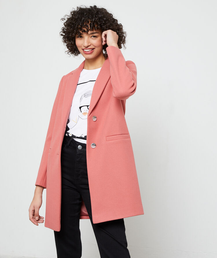 Manteau droit nude.