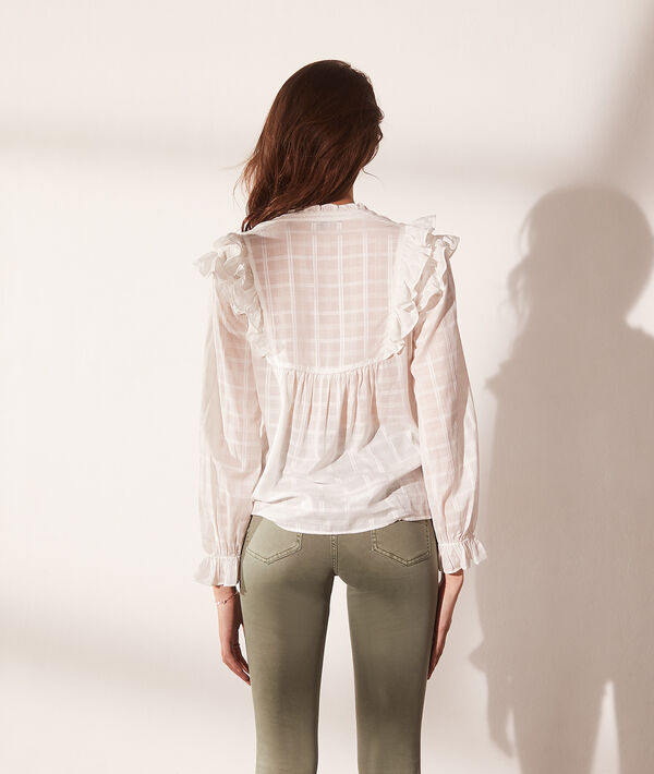 Blouse avec volants sur les manches Blouse avec volants sur les manches