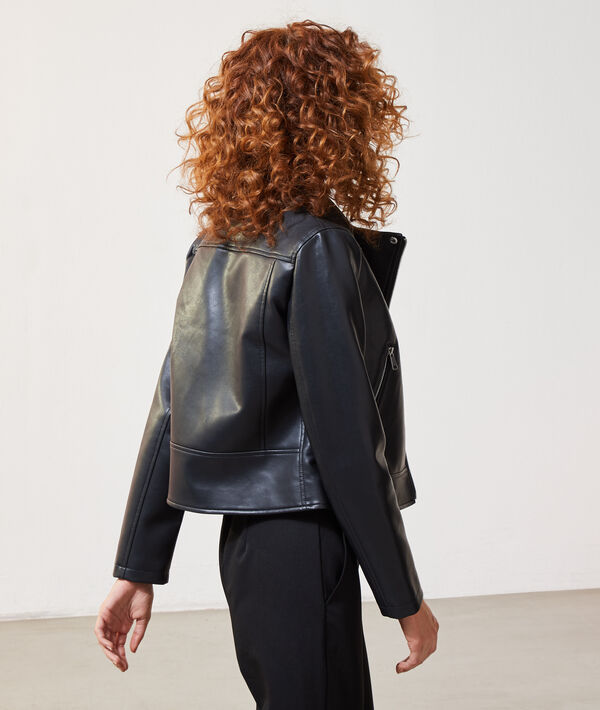 Veste de biker effet cuir Veste de biker effet cuir
