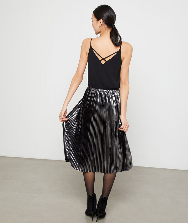 Robe plissée métallisée Robe plissée métallisée
