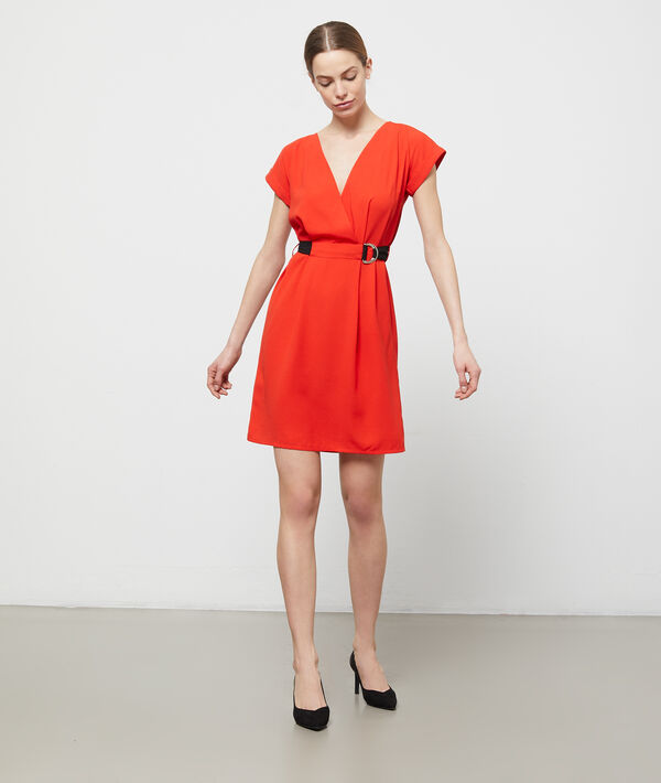 Robe droite ceinturée Robe droite ceinturée