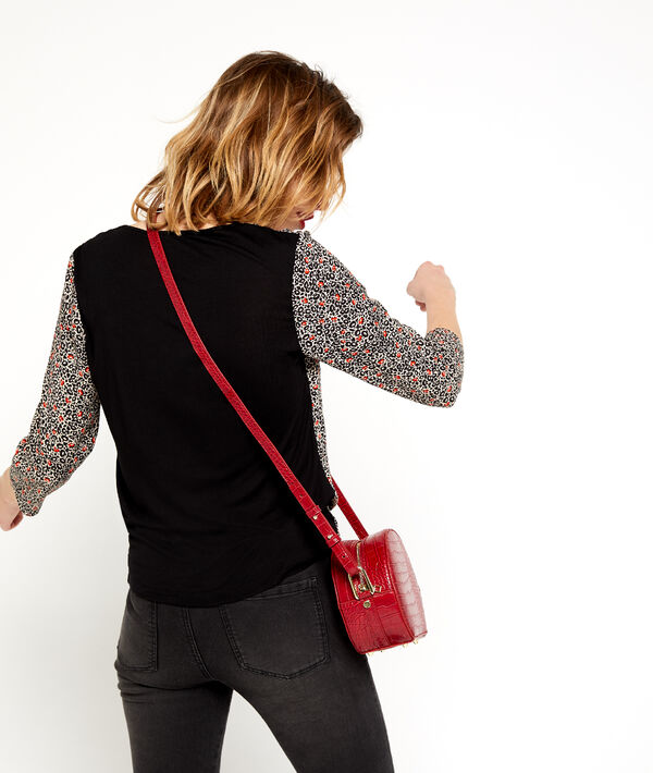 Sac besace effet croco Sac besace effet croco