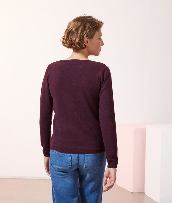 Pull col bateau en cachemire Pull col bateau en cachemire