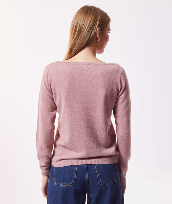 Pull col bateau en cachemire Pull col bateau en cachemire