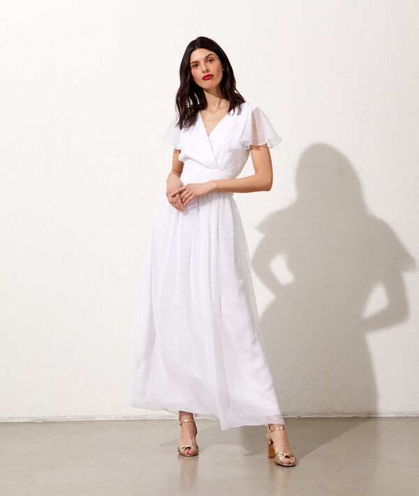 Robe longue en plumetis Robe longue en plumetis