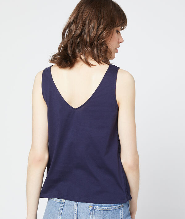 Débardeur à broderie anglaise Débardeur à broderie anglaise