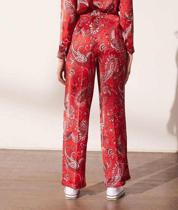 Pantalon large imprimé bandana Pantalon large imprimé bandana