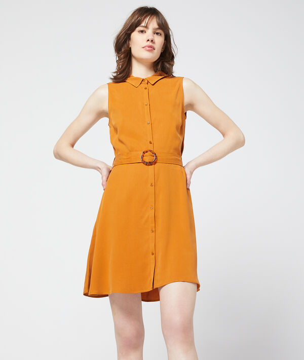 Robe chemise évasée epice.