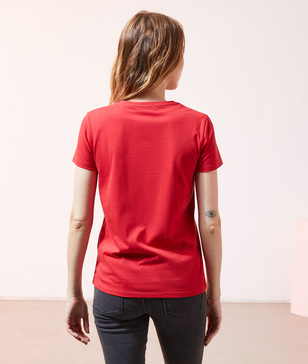 T-shirt "strong" rouge.