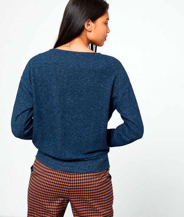 T-shirt cardigan à gros boutons T-shirt cardigan à gros boutons