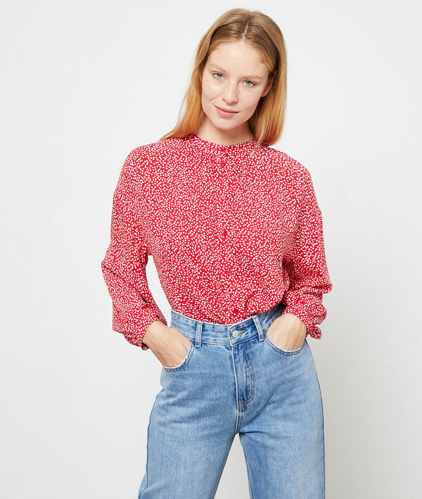 Blouse à motifs coeur Blouse à motifs coeur