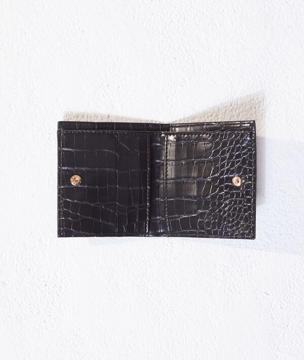 Porte-monnaie effet croco Porte-monnaie effet croco