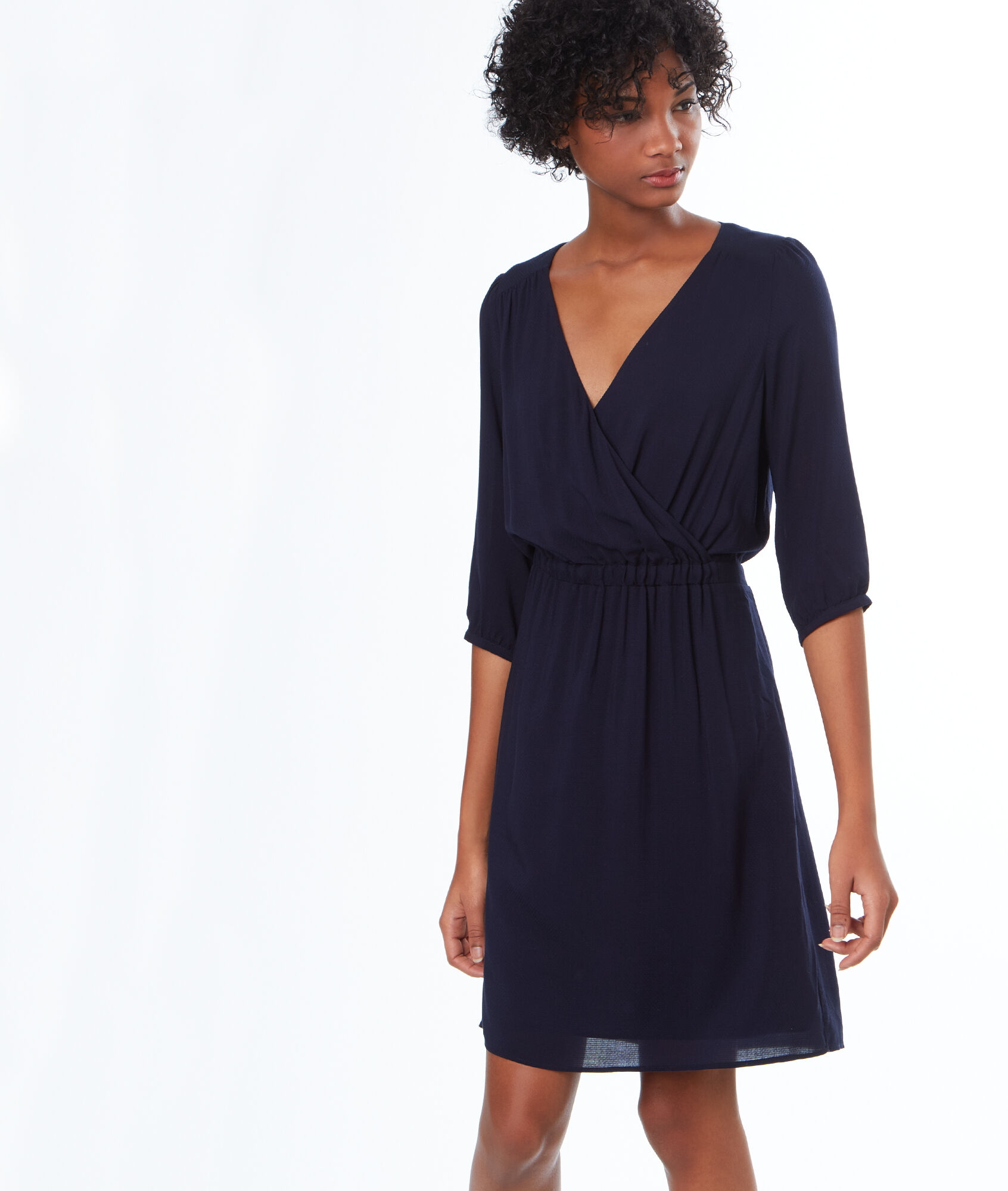 Robe Etam Marine Anne Bleu Fluide Xpzikou iXPkuZO