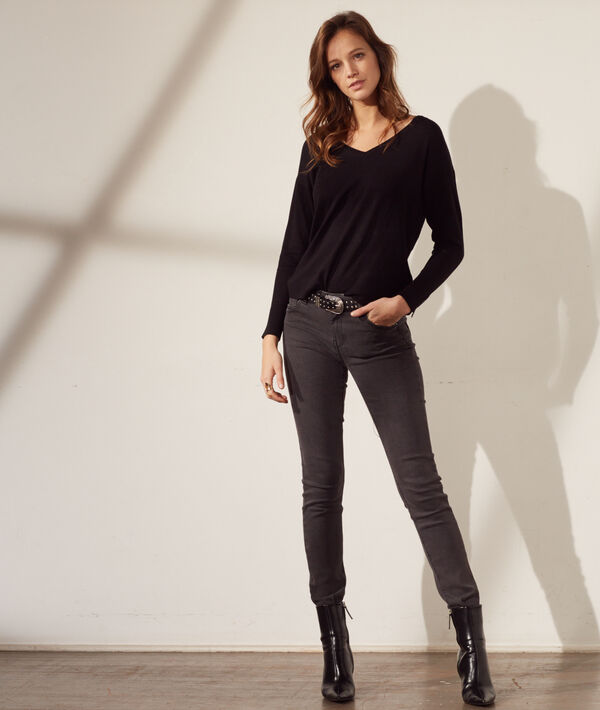 Jean slim anthracite.