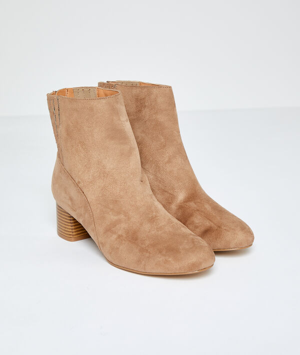 Bottines effet daim Bottines effet daim