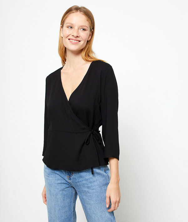Blouse cache-coeur Blouse cache-coeur