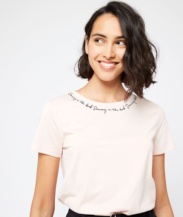 T-shirt brodé "Dancing in the dark" T-shirt brodé "Dancing in the dark"