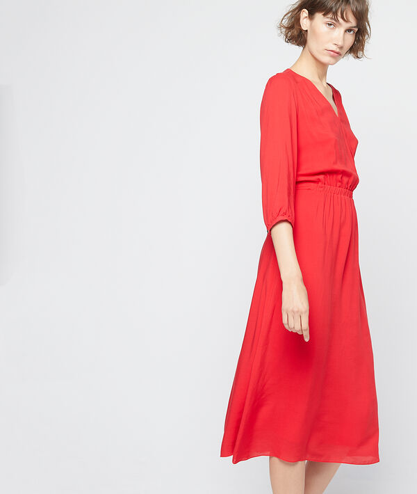 Robe longue cache-coeur Robe longue cache-coeur