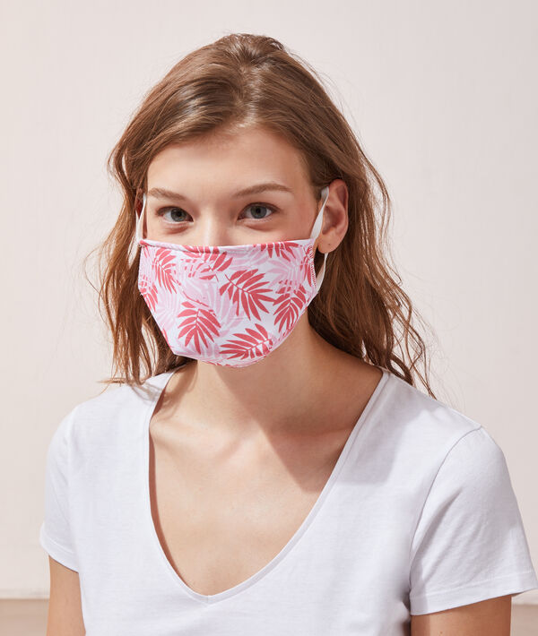 Masque de protection imprimé feuillage - 4€ Masque de protection imprimé feuillage - 4€