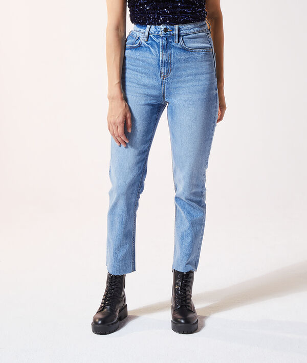 Jean droit taille haute Jean droit taille haute