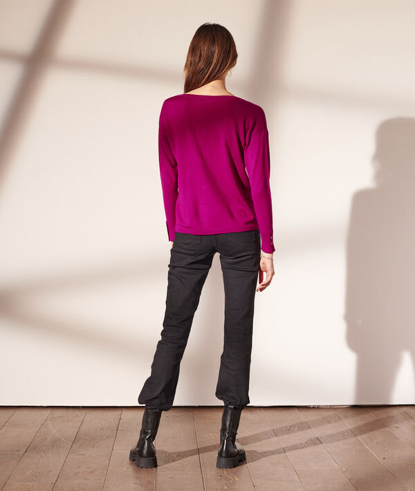 Pull col v en maille fine Pull col v en maille fine