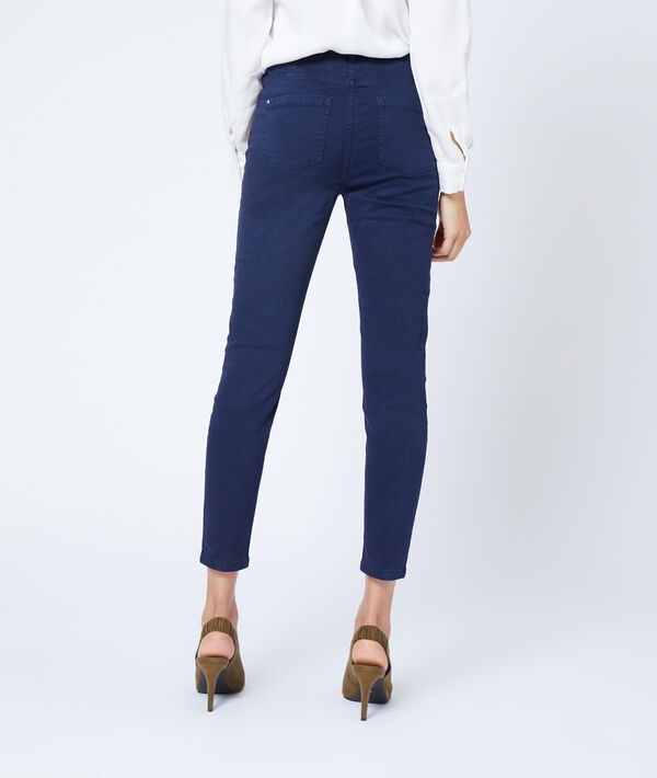 Pantalon court slim en coton Pantalon court slim en coton