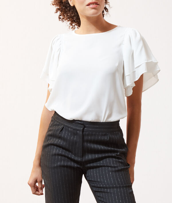 Blouse manches à volants Blouse manches à volants