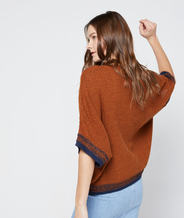 Pull grosse maille manches chauve souris Pull grosse maille manches chauve souris