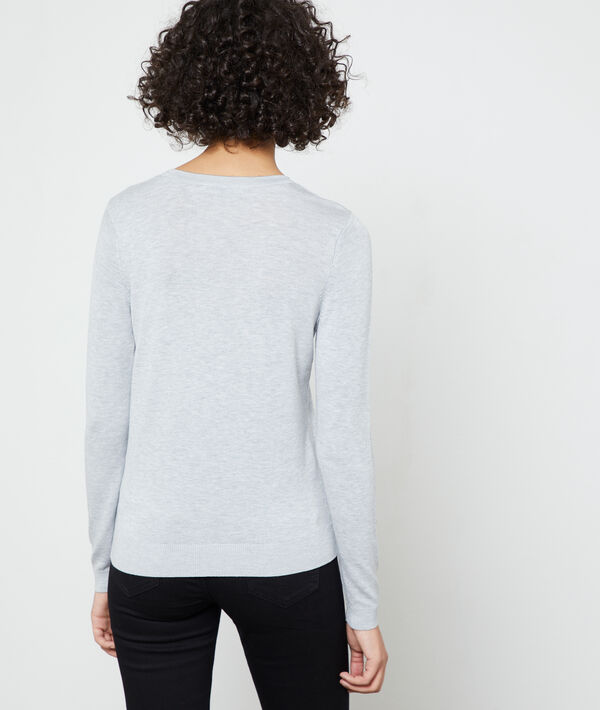 Pull col v en maille fine Pull col v en maille fine