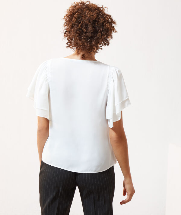 Blouse manches à volants Blouse manches à volants