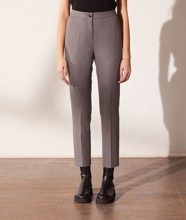 Pantalon cigarette à rayures Pantalon cigarette à rayures