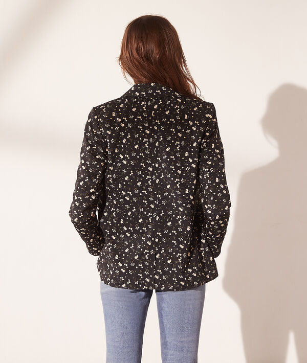 Veste de tailleur imprimé fleuri Veste de tailleur imprimé fleuri