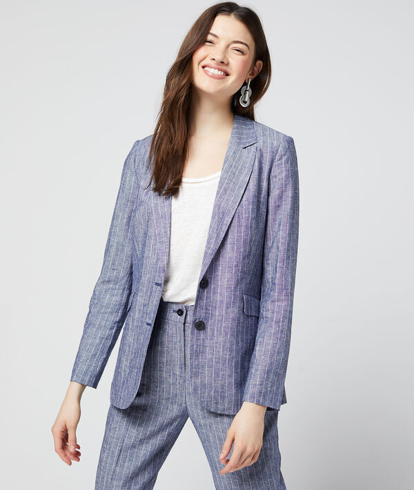 Veste de tailleur à rayures Veste de tailleur à rayures