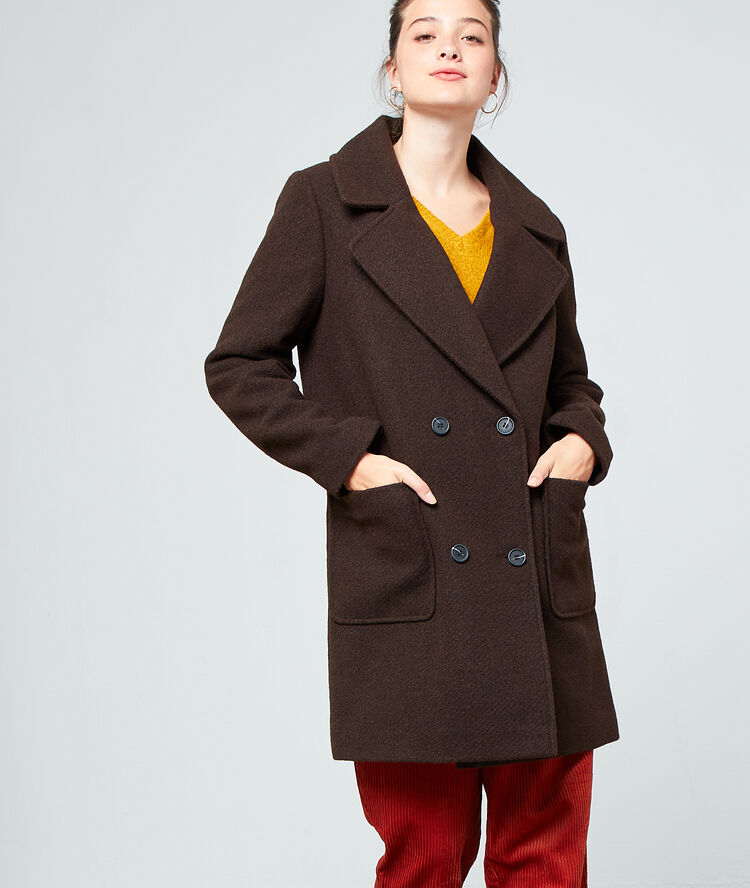 Manteau masculin chocolat.