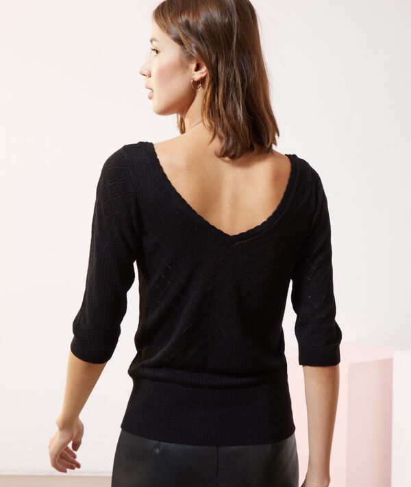 Pull en maille ajourée Pull en maille ajourée