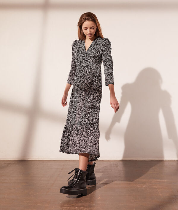 Robe longue imprimé fleuri Robe longue imprimé fleuri