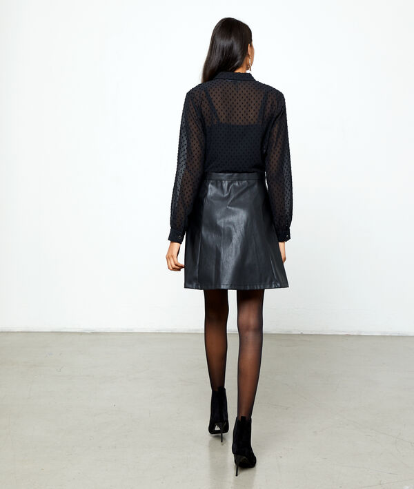 Robe bi-matière similicuir Robe bi-matière similicuir